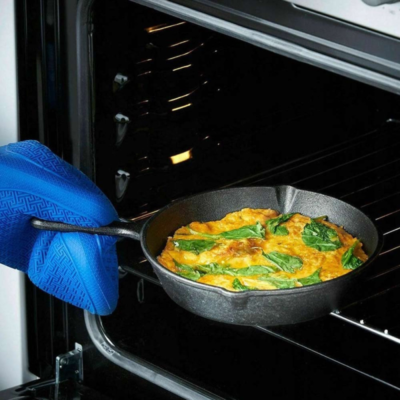 Zestaw 3 patelnie żeliwne 20/25/30 cm GierekHoff Żeliwna Tradycja ciężkie głębokie indukcja gaz ognisko grill GH 8002