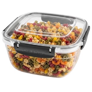Pojemnik 2400ml na żywność jedzenie pudełko z pokrywką lunchbox kwadratowy hermetyczny Tragar