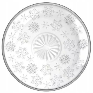 Talerz szklany deserowy 17,5cm w ścieżynki do ciasta Altom Design