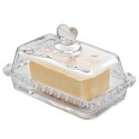 Maselniczka szklana pojemnik na masło 17x10,5 cm z pokrywką Altom Design Love