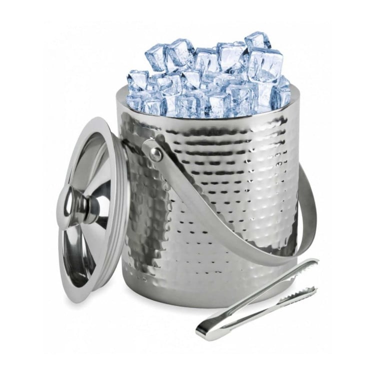 Wiaderko do lodu KingHoff KH 1503 szampana stalowe cooler na lód Wiaderko do lodu KingHoff KH 1503 szampana stalowe cooler na lód