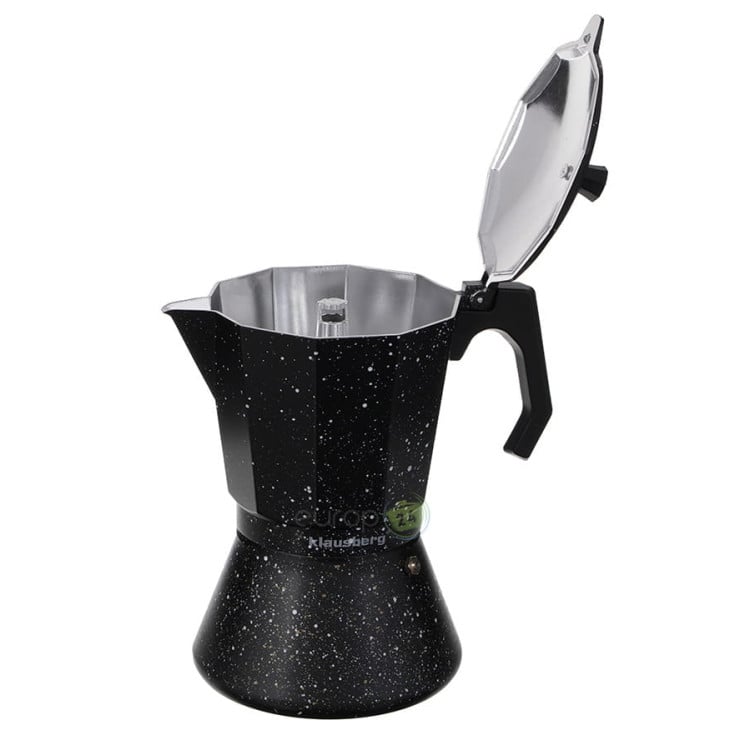 Kawiarka indukcyjna 450 ml Klausberg KB 7160 włoska kafetiera 9 ZAPARZACZ do kawy Kawiarka indukcyjna 450 ml Klausberg KB 7160 włoska kafetiera 9 ZAPARZACZ do kawy