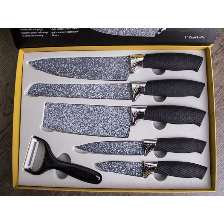 Noże kuchenne Elitehoff E 6192 stalowe 6 szt w zestawie Noże kuchenne Elitehoff E 6192 stalowe 6 szt w zestawie